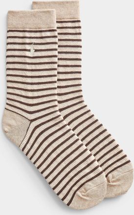 Polo Ralph Lauren Womens Striped waffle socks