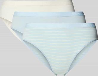 Marc O'Polo Slip aus Baumwoll-Mix im 3er-Pack in Hellblau, Gr&ouml;&szlig;e XL