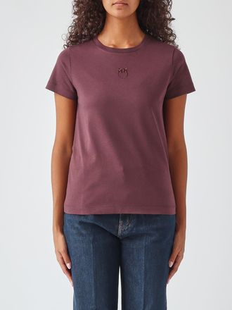 Pinko T-shirt in cotone a maniche corte con logo Love Birds