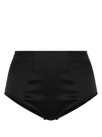 Kiki De Montparnasse Slip Tous Les Jour a vita alta - Nero