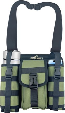 Generic Men,Waterproof Phone and Wallet Organizer,Construction Tool Organizer | for Travel Hiking Sports Work School Business Travel Phone Wallet, Army Green,