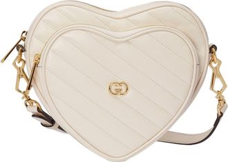 Gucci (WMNS) Gucci Interlocking G Mini Heart Shoulder Bag Mystic White 751628-AACCL-9022