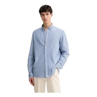Marc O'Polo Casual Shirts - Heren - Casual Overhemden - Blauw - M - Overhemden