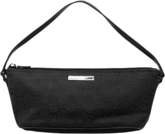 Gucci Pre-owned Shoulder Bags, female, Black, Size: ONE SIZE Pre-owned Vintage Shoulder Bag