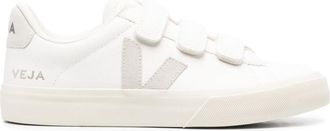 Veja White Beige Logo Sneakers