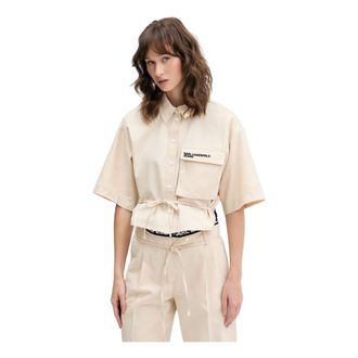 Karl Lagerfeld Donna, Camicette, Beige, XL, new