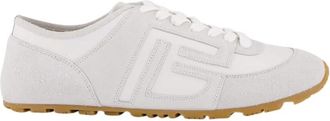 Balmain Racer 45 Leren Sneakers - Heren - Sneakers - Wit - 39 EU - Leer - Schoenen