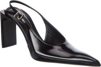 Sportmax Sportmax Fazio Leather Slingback Pump