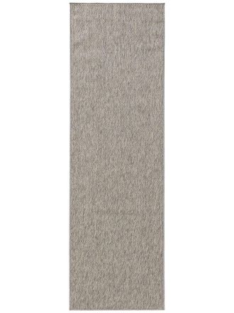 benuta Alfombra de pasillo exterior gris claro 80x250