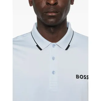 HUGO BOSS Recycled Polyester Polo - Blue