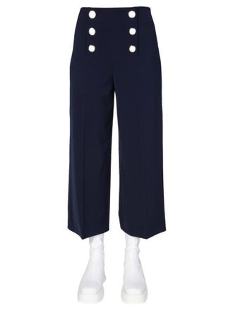 Moschino Cropped Wide Leg Trousers