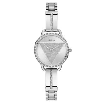 Guess Tri Bellini Silver-tone Dial Ladies Watch GW0914L1