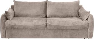 Calicosy Sofá cama de 3 plazas en tela l230 cm - Beige