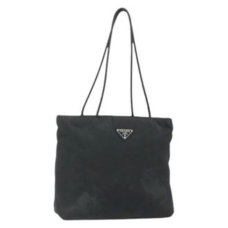 Prada Pre-owned Tote Bags, female, Black, Size: ONE SIZE Pre-owned Vintage Tote Bag