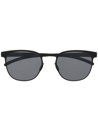 Mykita square-frame tinted sunglasses - unisex - Steel - 51 - Black