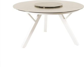 EDÈN JARDÍ Mesa de centro de exterior resistente al agua crema