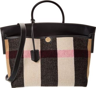 Burberry Society Vintage Check Tote (Authentic Pre-Loved)
