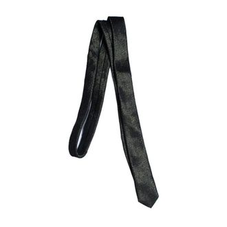 Saint Laurent Pre-owned Scarves, male, Black, Size: ONE SIZE Pre-owned Silk Tie
