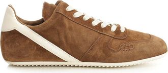 Rick Owens Minimal Sneakers In Suede