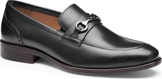 Johnston & Murphy Reeve Bit Loafer in Black Full Grain at Nordstrom, Size 11.5