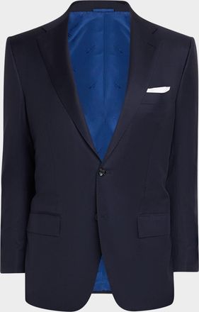 Kiton Men & apos;s Virgin Wool Single-Breasted Blazer