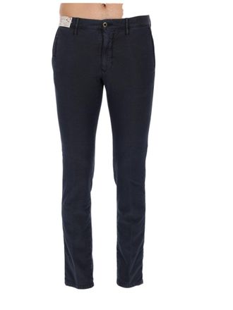 Incotex Tailored Slim-Fit Pants With Patch Logo Detail