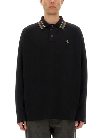 Vivienne Westwood Long-Sleeved Polo Shirt