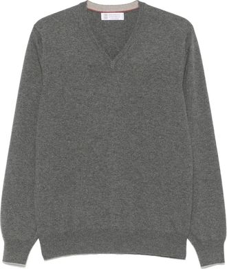 Brunello Cucinelli Maglione in cashmere - Grigio