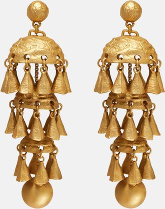 Zimmermann Whimsy Chandeliers 14kt gold-plated drop earrings