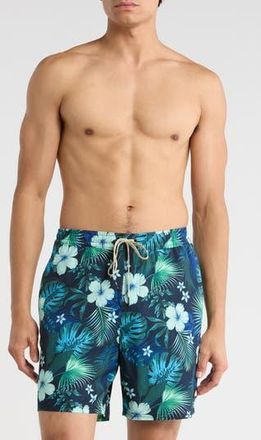 Quiksilver Summer Volley Swim Shorts in Total Eclipse at Nordstrom Rack, Size X-Large