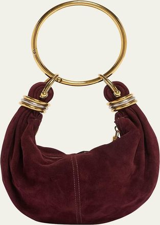 Chlo&eacute; Bracelet Hobo Bag in Suede