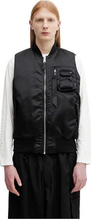 Alpha Industries Ma-1 Base Vest - Heren - Bodywarmers - Zwart - XL - Polyester - Jassen