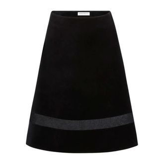 Nina Ricci Dames, Rokken, Zwart, Maat: S Velours