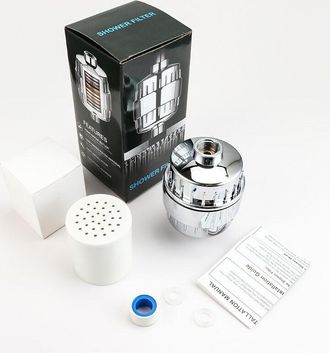 OEM Filtro De Ducha - Reducci&oacute;n De Cloro Y Impurezas - Compatible Con Boquilla Est&aacute;ndar 1/2 G - Abs Sin Bpa - 1 Unidad