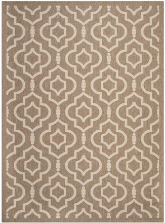 Safavieh Alfombra marr&oacute;n/beige 160 x 231 cm