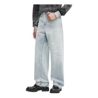 Diesel Heren, Jeans, Blauw, Maat: W32 L32 Katoen