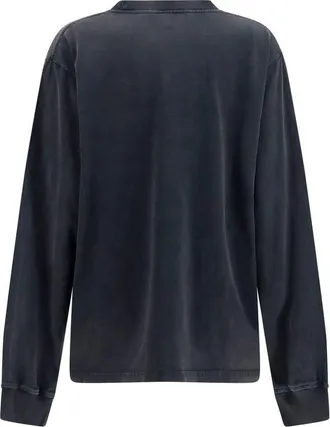 Alexander Wang Womens Black Cotton Sweatshirt Clothing