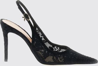 Gianvito Rossi Slingback Claudia in pizzo floreale con tacco alto a stiletto