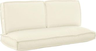 vidaXL Pallet Cushion Set 3 pcs Cream 120 x 50 x 12 cm Oxford fabric vidaXL