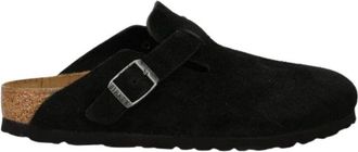 Birkenstock Boston Narrow Fit - Dames - Schoenen - Zwart - Maat: 39 EU Leer