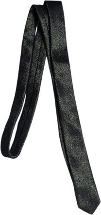 Saint Laurent Pre-owned Vintage Silk Tie - - Pre-owned - Uomo - Nero - ONE SIZE