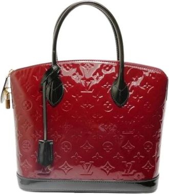 Louis Vuitton Pre-owned Handbags, female, Red, Size: ONE SIZE Pre-owned Monogram Vernis Handbag