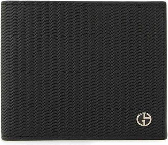 Giorgio Armani Printed Leather Bifold Wallet