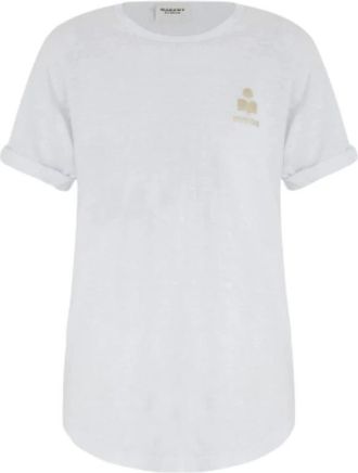 Isabel Marant Koldia T-shirt - Dames - T-shirts - Wit - S - Katoen - Tops