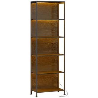 HOMCOM Librer&iacute;a 60x30x179 cm negro