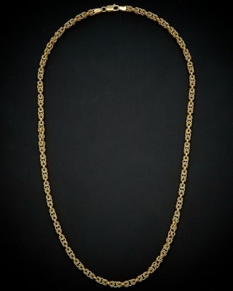 Italian Gold, Inc 14K Italian Gold Square Byzantine Necklace