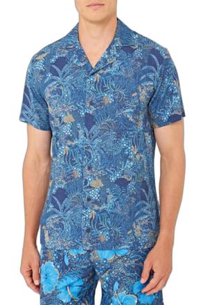 Orlebar Brown Travis Tropic Shirt - Blue