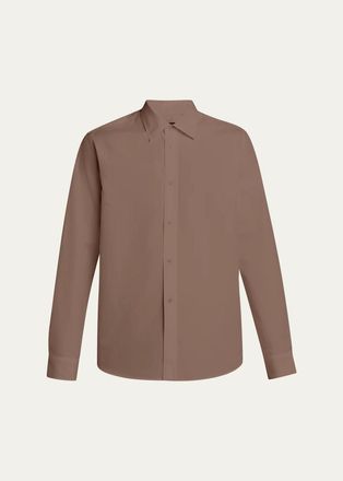 Jil Sander Mens Cotton Button-Front Shirt