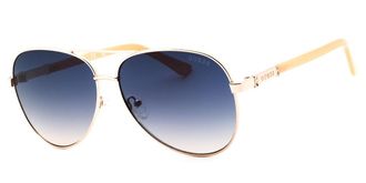 Guess GU00173 28W Womens Sunglasses Gold Size 60