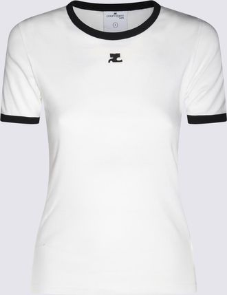 Courrèges Heritage White Cotton T-shirt